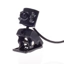 Computer camera with Six Lamp + Microphone, Black