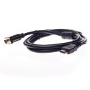 HDMI to VGA Connection Cable Black