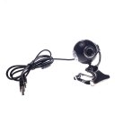 Computer Camera, Microphone , Clip-on base, Black