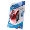 MJT JT3233 Wireless Mouse Optical Mouse 2.4GHz 1600DPI 5 keys Design Red