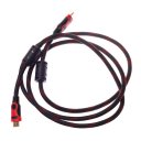 HDMI to HDMI Connection Cable Red