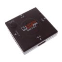 HDMI 3 in 1 out HDMI Manual Switcher Black