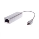 USB Ethernet Adapter Micro USB 2.0 to RJ45 White