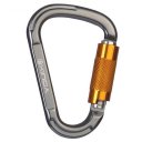 Outdoor Climbing Mountaineering Main Lock Locking Carabiner Silver