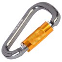 Outdoor Climbing Mountaineering Main Lock Locking Carabiner Silver