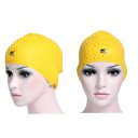 Waterdrop Swim Cap With Anti Slip Particles For Adults CAP1200 Yellow