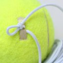 Training Tennis Ball With Elastic String Green