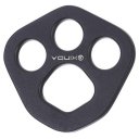 Outdoor Rock Climbing Rigging Plate  Black