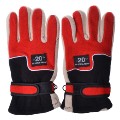 Outdoor Riding Gloves Fleece Gloves Anti Slip Red