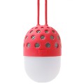 Fire Fly Appearance Wireless Bluetooth Speaker LED Lamp Outdoor Waterproof Portable Speaker Red