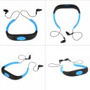 Sport Waterproof Earphone Mp3 Player Headset Music Player 8GB Memory for Swimming Surfing Blue