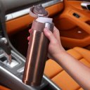 Stainless Steel Mug Insulated Water Bottle Car Use Keep Cold/Hot  500ml Golden