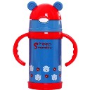 Stainless Steel Mug Insulated Water Bottle With Straw and Handle Suitable For Baby