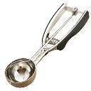 Creative Home Kitchen Tools Ice Cream Spring Scoop 304 Stainless Steel Diameter of 59mm