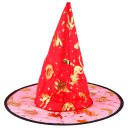 Halloween Masquerade Witch Wizard Sorcerer Hat Double Layer