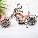Creative Home Decoration Iron Model Knick-knacks Chain Motorcycle Model Bronze