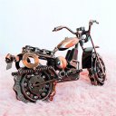 Creative Home Decoration Iron Model Knick-knacks Long Chain Motorcycle Model Bronze