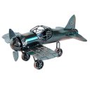 Creative Home Decoration Iron Model Knick-knacks Vintage Tin Airplane Model Bronze