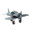 Creative Home Decoration Iron Model Knick-knacks Vintage Tin Airplane Model Bronze