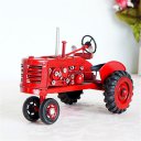Creative Home Decoration Iron Model Knick-knacks Vintage Tractor Model Large One Red