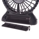 Chargeable Mini USB Fan Office Quiet Fan Black