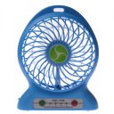 Chargeable Mini USB Fan Office Quiet Fan Black