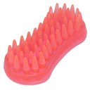 Pet Product  Pet Shower Massage Brush Red