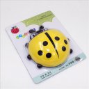Household Aarticles Stainless Ladybird Shaped Toothbrush Toothpaste Holder 2 in 1 Pack