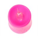 Simulate Flameless LED Candle Party Decoration Rose Red with Rose Red Light