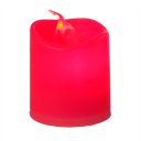 Simulate Flameless LED Candle Party Decoration Rose Red with Rose Red Light