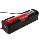 18650 Single Battery Slot Battery Not Included Black