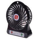 18650 Lithium Battery USB Power Charging Portable Fan Blue