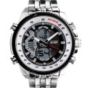 Men Multi-Function Business Watch Quartz Steel Watchband Waterproof Watch