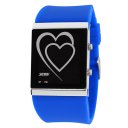 Creative LED Watch With Two Hearts Waterproof Jelly Watch