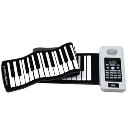 Professional 88 Keys Silicon Flexible Piano Keyboard Thickened Electronic Organ White