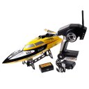 , remote control ship High simulation model antitilt, high speed wireless 2.4G, yellow, white for option