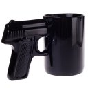 Creative Personality Cup Gun Shape Appearance Handle Black