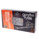Gandbo Metal Puzzle Chain Lock Silver