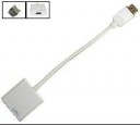 DisplayPort to HDMI Female Converter Adapter Cable