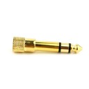 6.3mm M Stereo to 3.5 Female Audio Adapter Converter