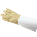 Light Color Electric Welding Gloves Hand Protective Gloves Grey color randomly
