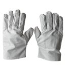 Canvas Dual Layer Gloves Thicken Wear Resistant White Gloves