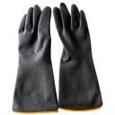 Black Industrial Gloves Acid and Alkali Resistant Latex Gloves