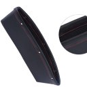 Car Seat Gap Filler Pocket Organizer Catcher Suitable for Most Automobiles Black