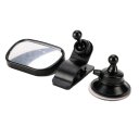 Car Accessories Baby Rearview Mirror For Observing Baby With Clip and Suction Cup