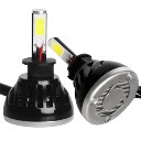 Car Accessory HID Xenon Headlamp Headlight 2 Lamp In 1 Pack -6000K-A-24W