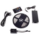 LED Light Strip Light-emitting Diode 5050SMD 300LED RGB IP65 5 Meters 24 Keys Voice-activated Controller 5A Power Blister Suit