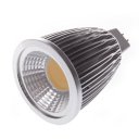 LED Spotlight Lighting Light Emitting Diode COB White (6000-6500K) MR16 Silver