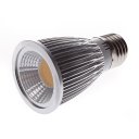 LED Spotlight Lighting Light Emitting Diode COB Warm White (3000-3500K) E27 Silver