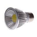 LED Spotlight Lighting Light Emitting Diode COB Warm White (3000-3500K) E27 Silver